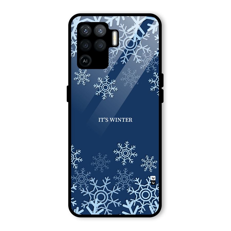 Its Winter Glass Back Case for Oppo F19 Pro