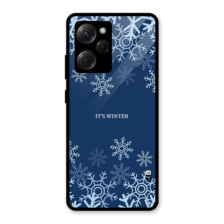 Its Winter Glass Back Case for Poco X5 Pro
