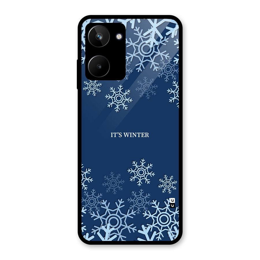 Its Winter Glass Back Case for Realme 10