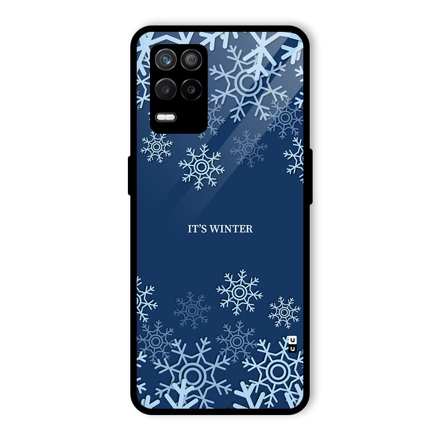 Its Winter Glass Back Case for Realme 8s 5G