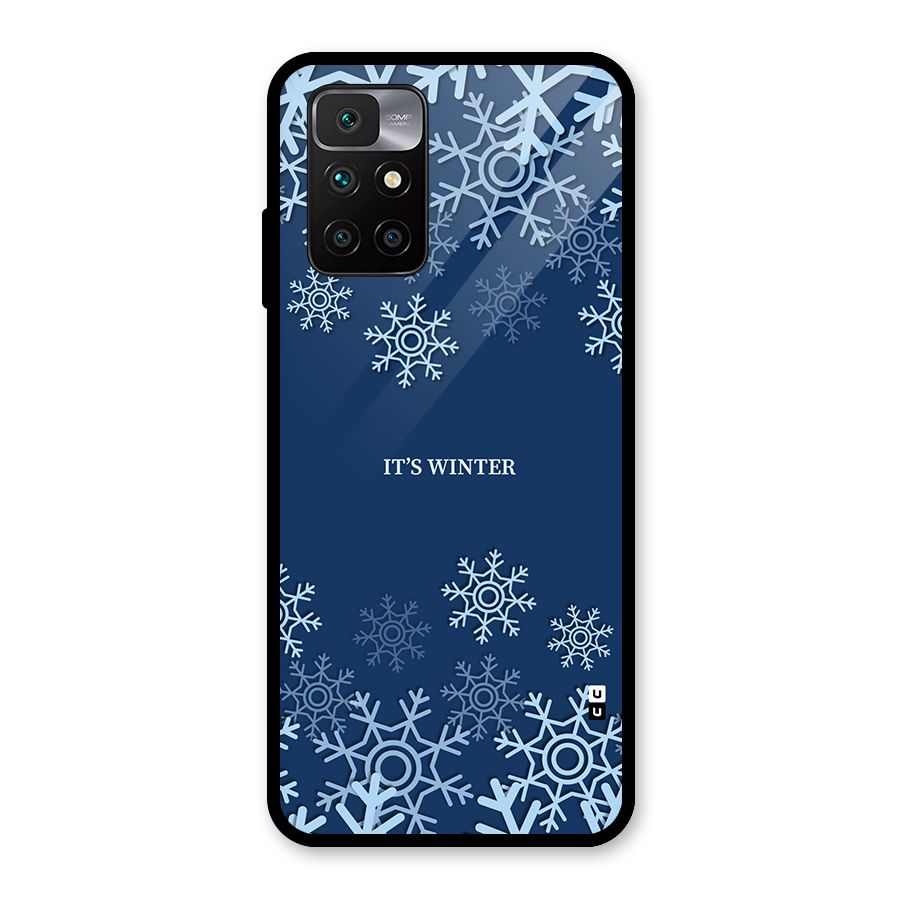 Its Winter Glass Back Case for Redmi 10 Prime