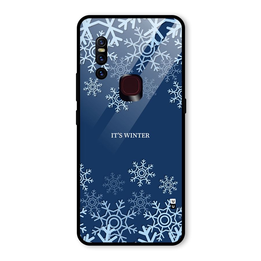 Its Winter Glass Back Case for Vivo V15