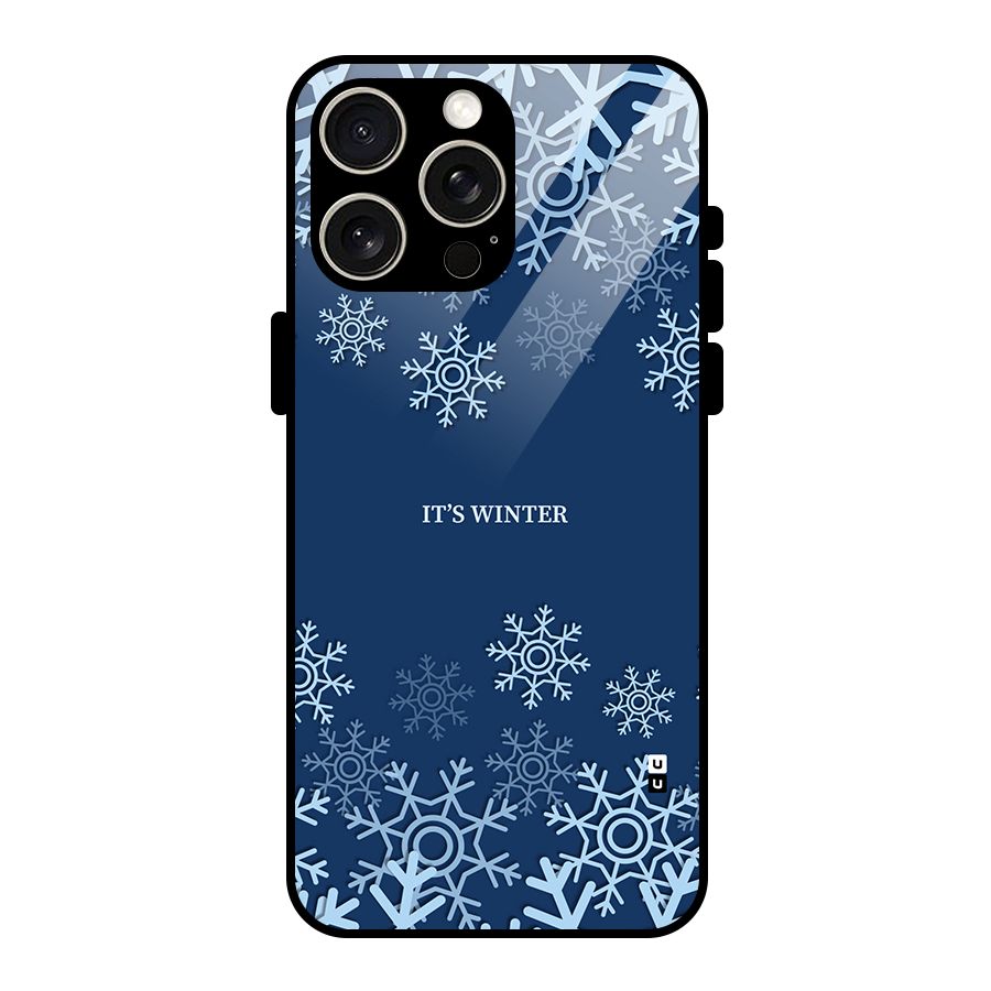 Its Winter Glass Back Case for iPhone 15 Pro Max
