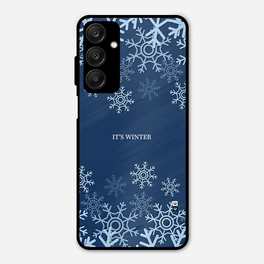 Its Winter Metal Back Case for Galaxy A25 5G