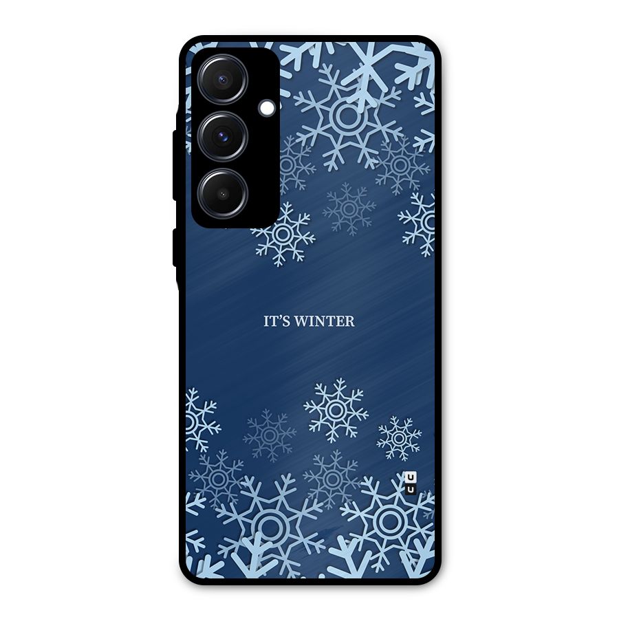 Its Winter Metal Back Case for Galaxy A55