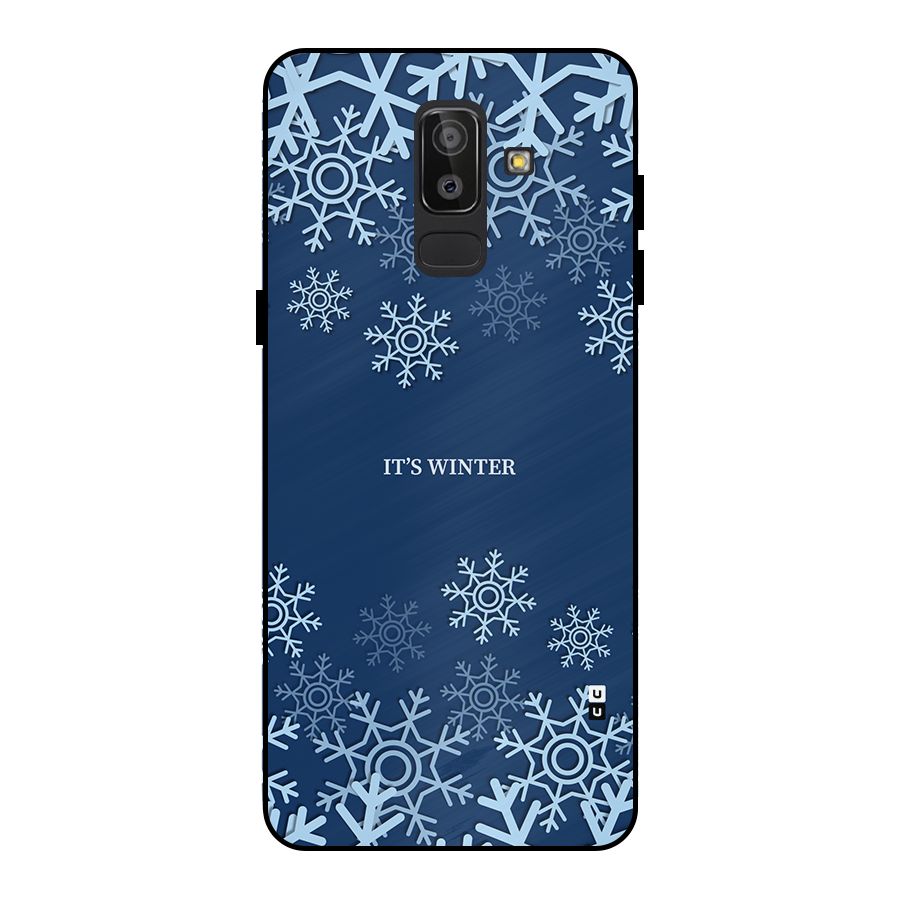 Its Winter Metal Back Case for Galaxy J8