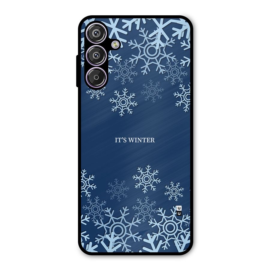 Its Winter Metal Back Case for Galaxy M15