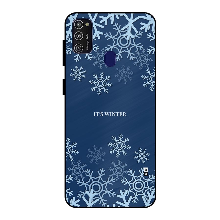 Its Winter Metal Back Case for Galaxy M30s