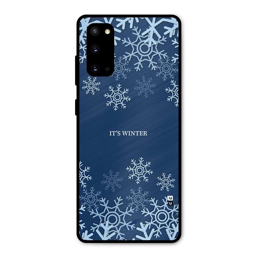 Its Winter Metal Back Case for Galaxy S20