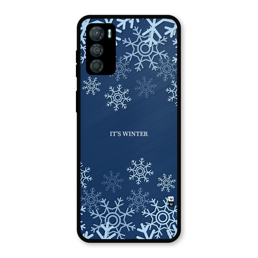 Its Winter Metal Back Case for Moto G42