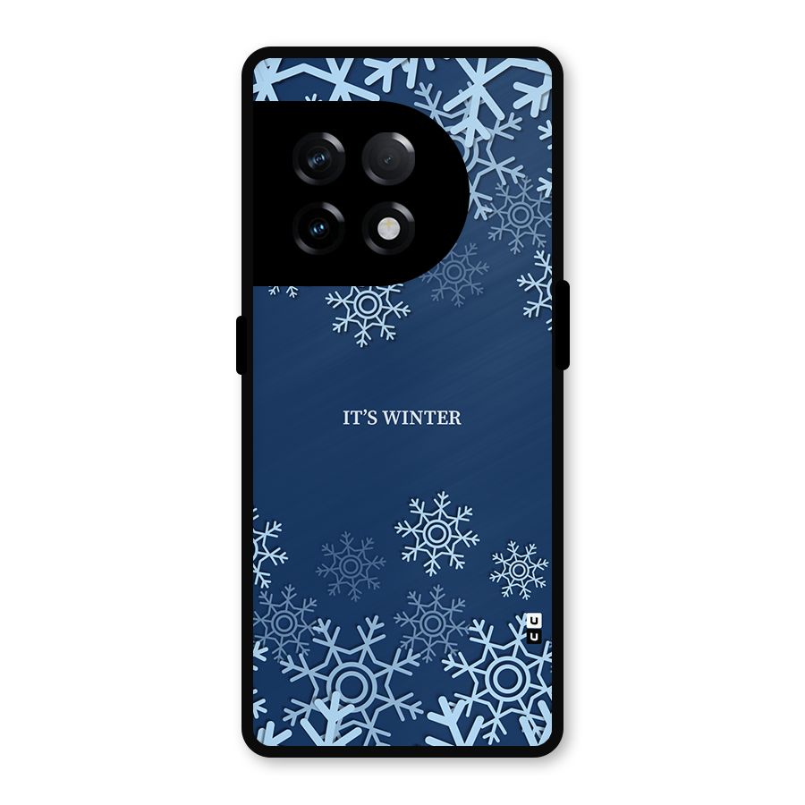 Its Winter Metal Back Case for OnePlus 11R
