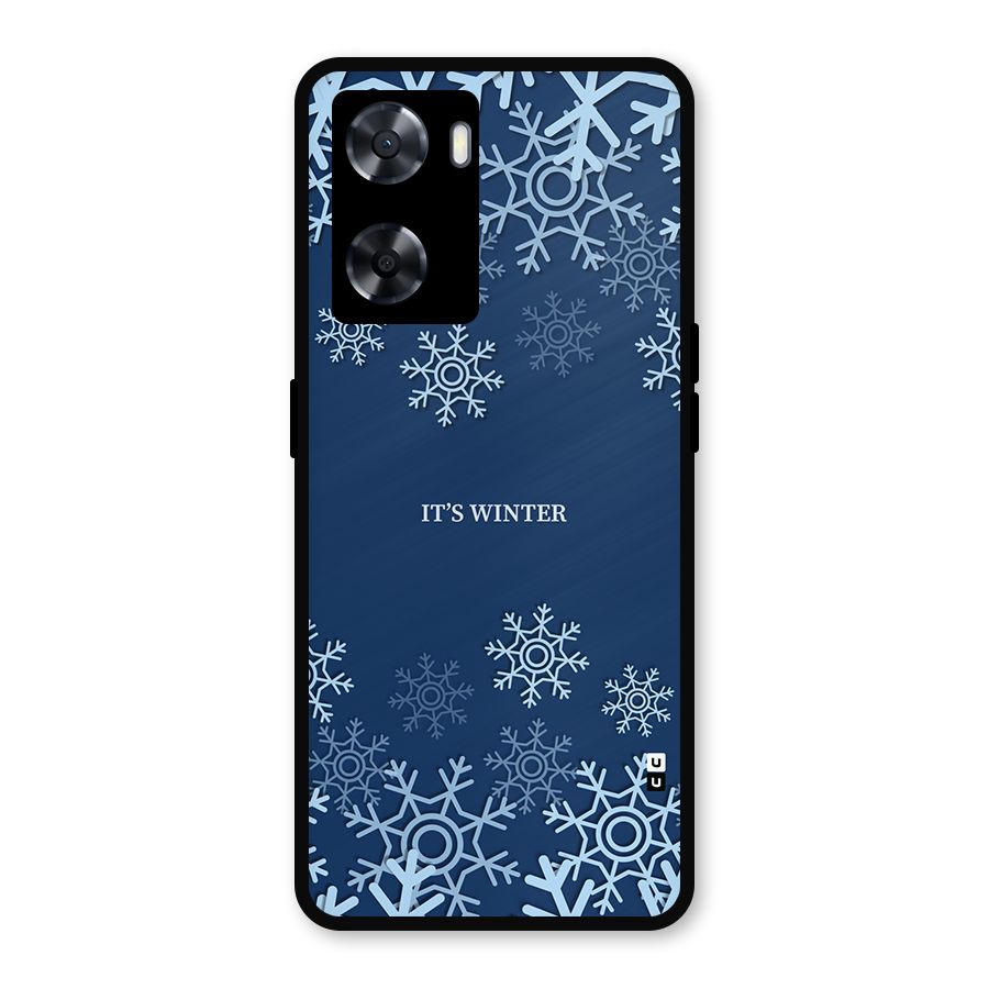 Its Winter Metal Back Case for Oppo A57 2022