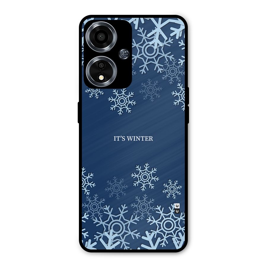 Its Winter Metal Back Case for Oppo A59
