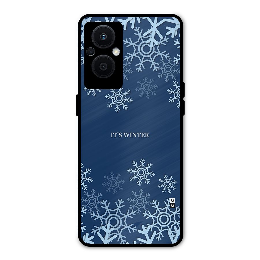 Its Winter Metal Back Case for Oppo F21 Pro 5G