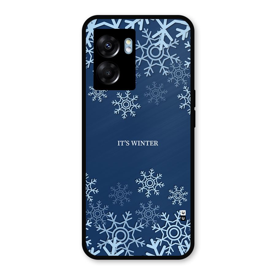 Its Winter Metal Back Case for Oppo K10 (5G)