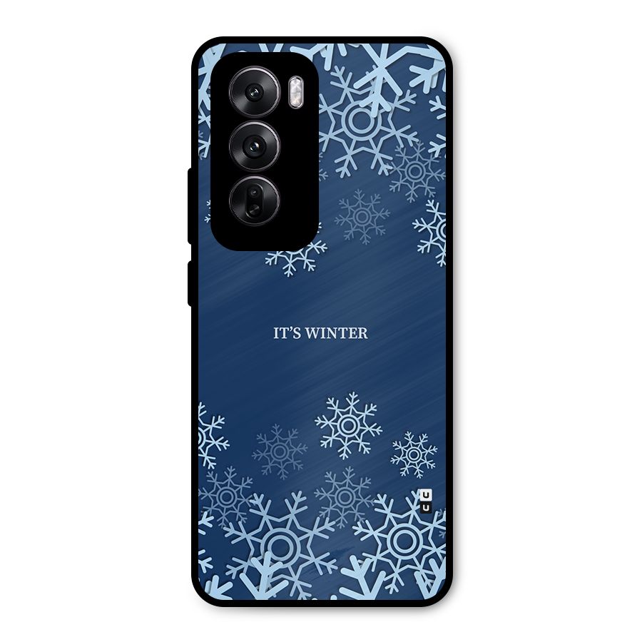 Its Winter Metal Back Case for Oppo Reno12