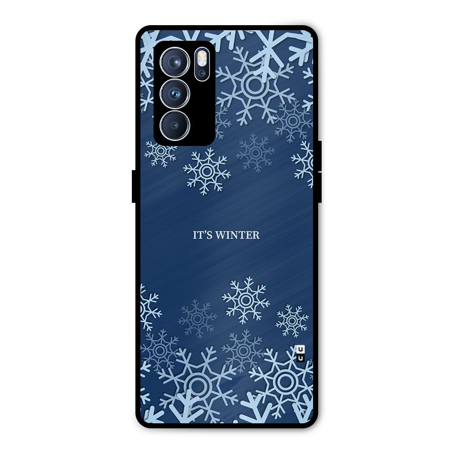 Its Winter Metal Back Case for Oppo Reno6 Pro 5G