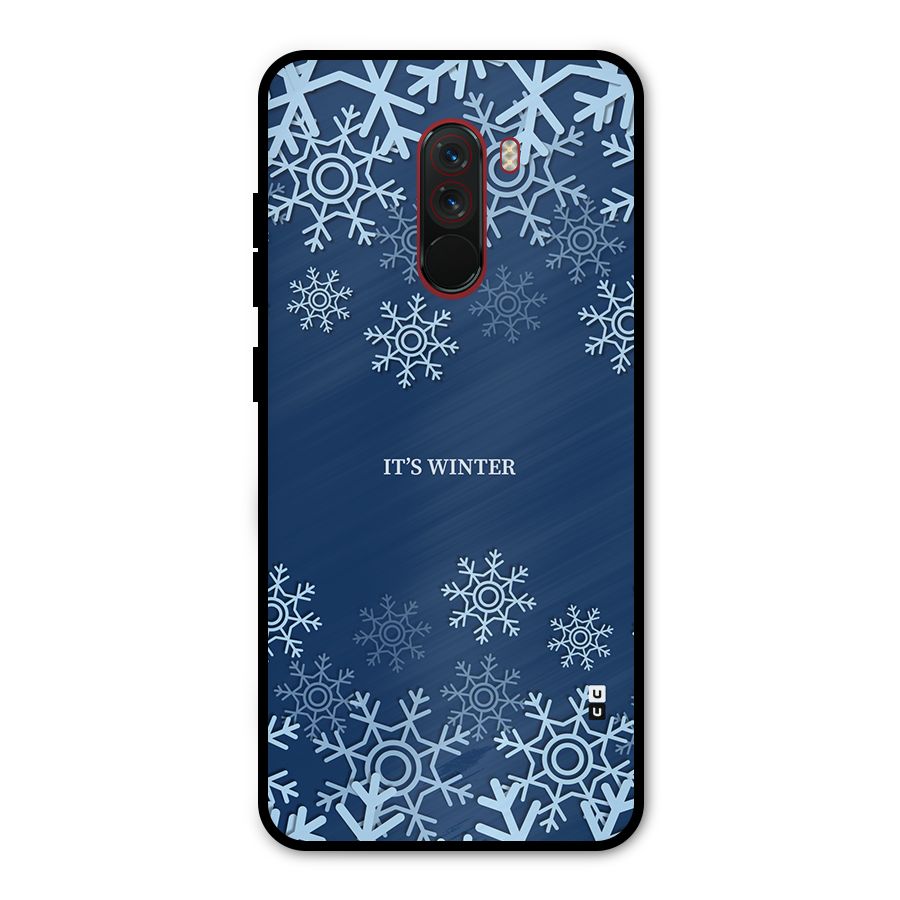 Its Winter Metal Back Case for Poco F1