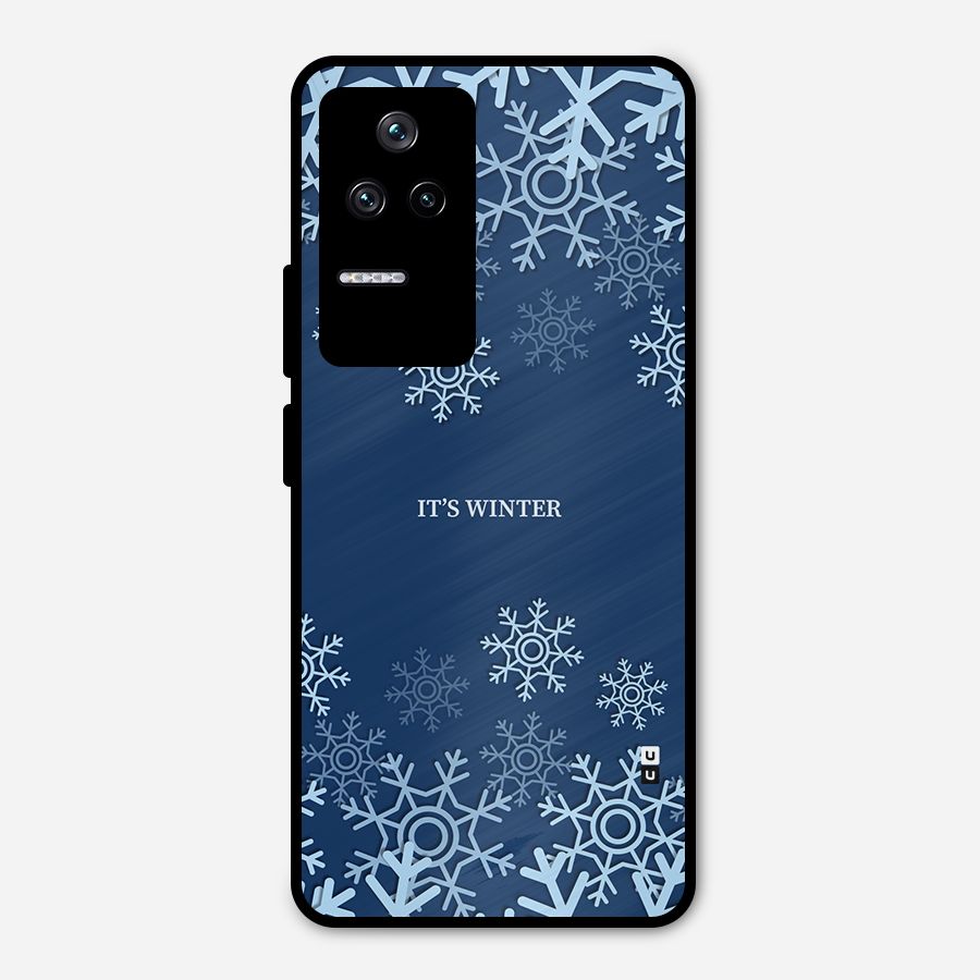 Its Winter Metal Back Case for Poco F4 5G