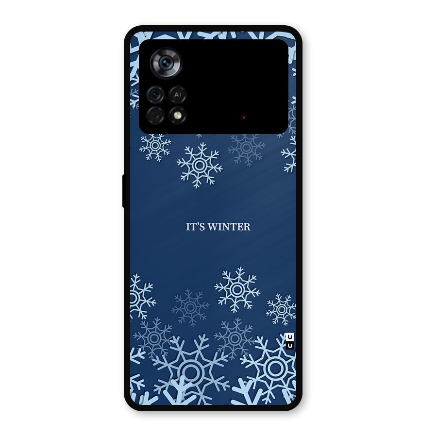 Its Winter Metal Back Case for Poco X4 Pro 5G