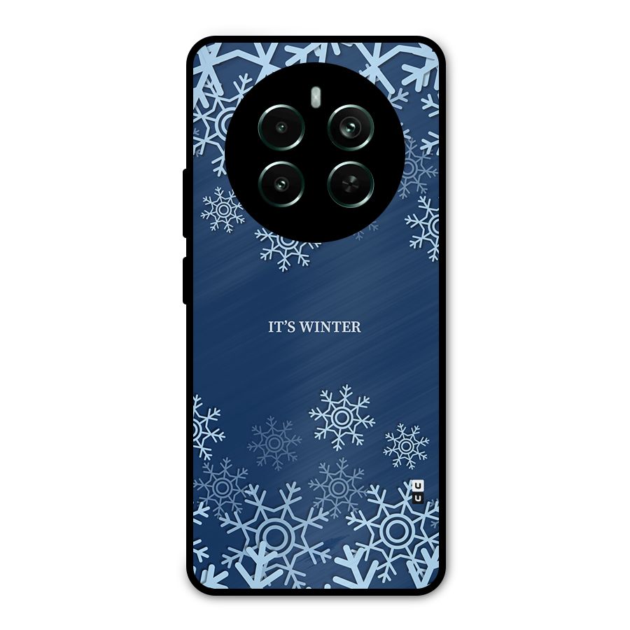 Its Winter Metal Back Case for Realme 12 Plus