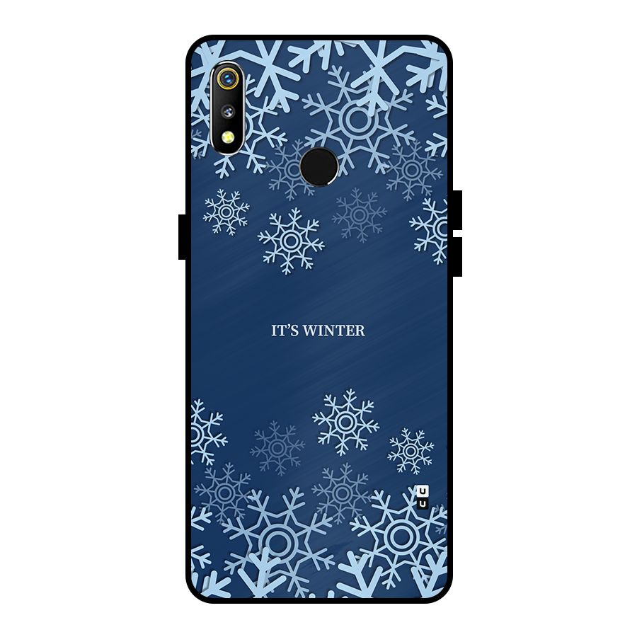 Its Winter Metal Back Case for Realme 3