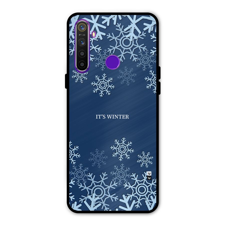 Its Winter Metal Back Case for Realme 5i