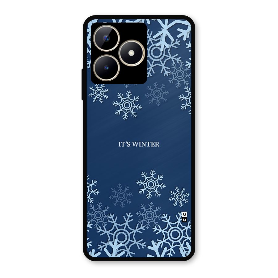 Its Winter Metal Back Case for Realme C53