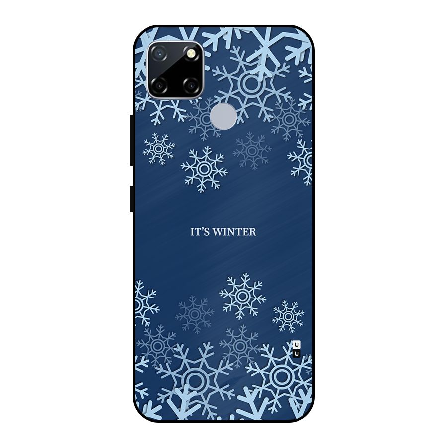 Its Winter Metal Back Case for Realme Narzo 20