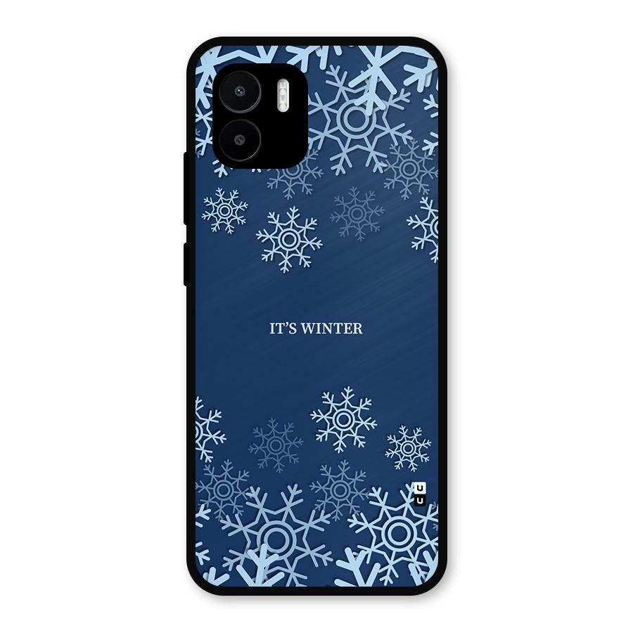 Its Winter Metal Back Case for Redmi A1