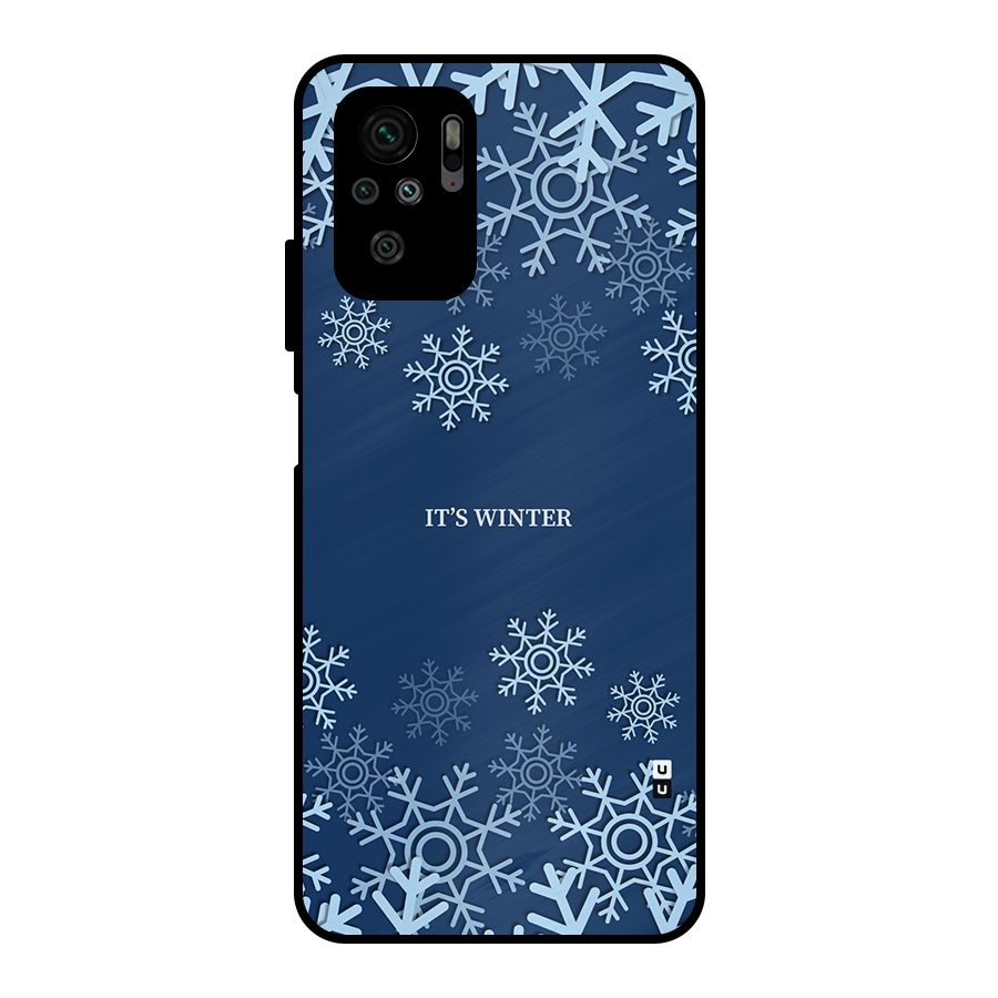 Its Winter Metal Back Case for Redmi Note 10