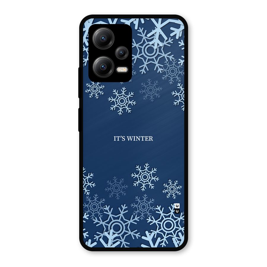 Its Winter Metal Back Case for Redmi Note 12 5G