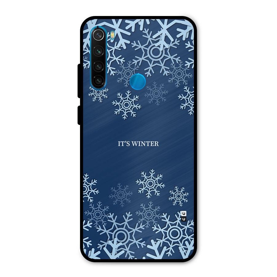 Its Winter Metal Back Case for Redmi Note 8