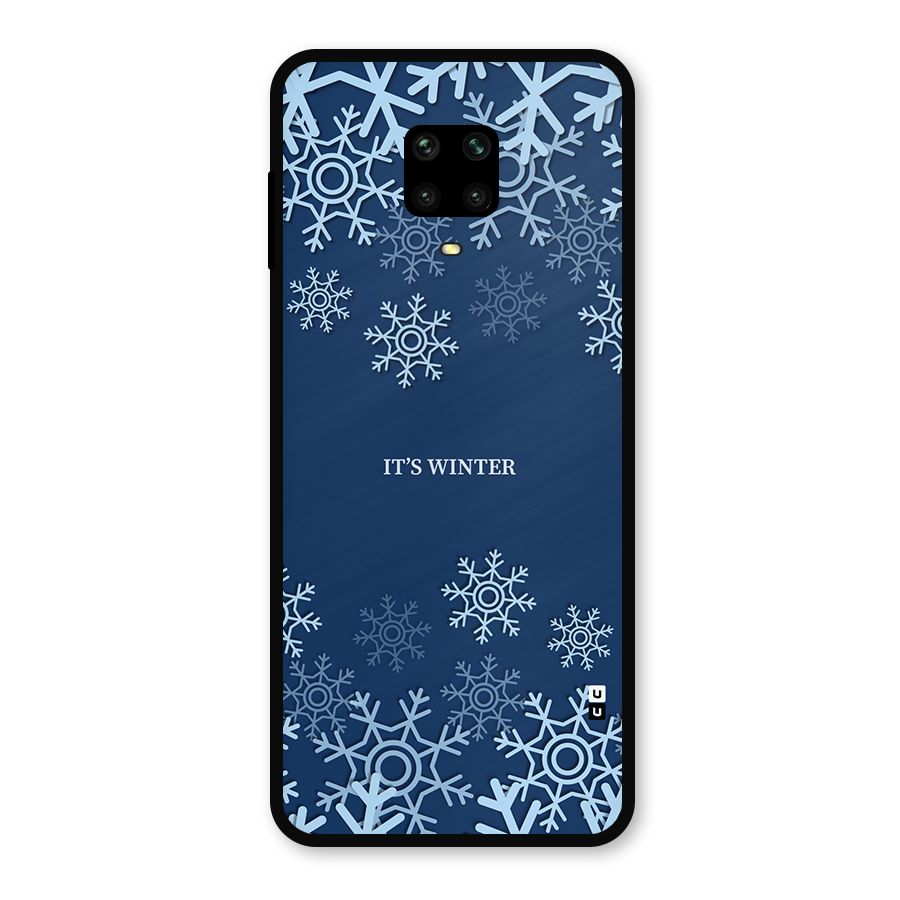 Its Winter Metal Back Case for Redmi Note 9 Pro