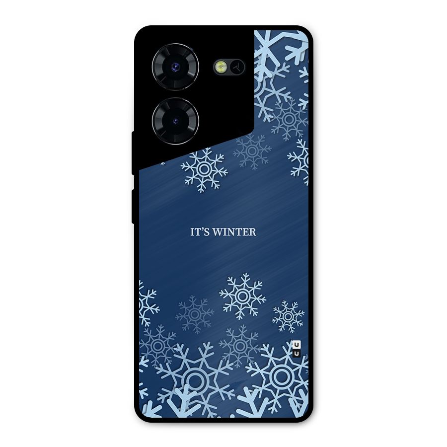 Its Winter Metal Back Case for Tecno Pova 5 Pro 5G
