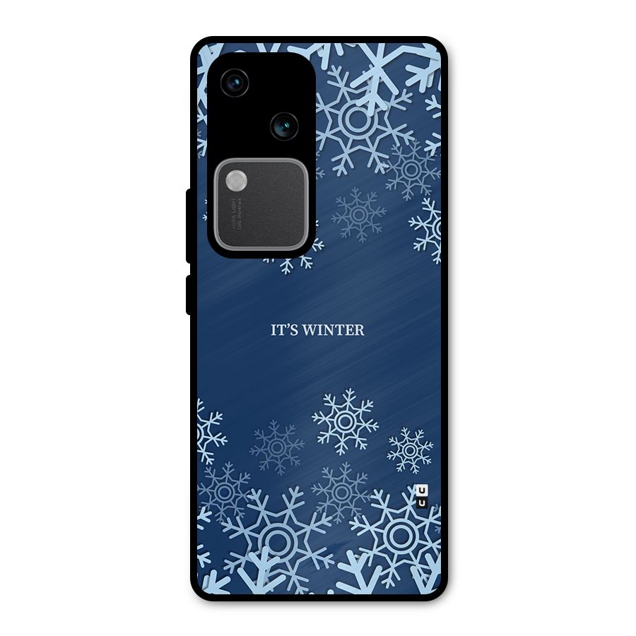 Its Winter Metal Back Case for Vivo V30 Pro