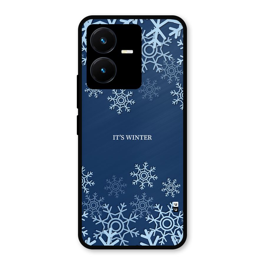 Its Winter Metal Back Case for Vivo Y22