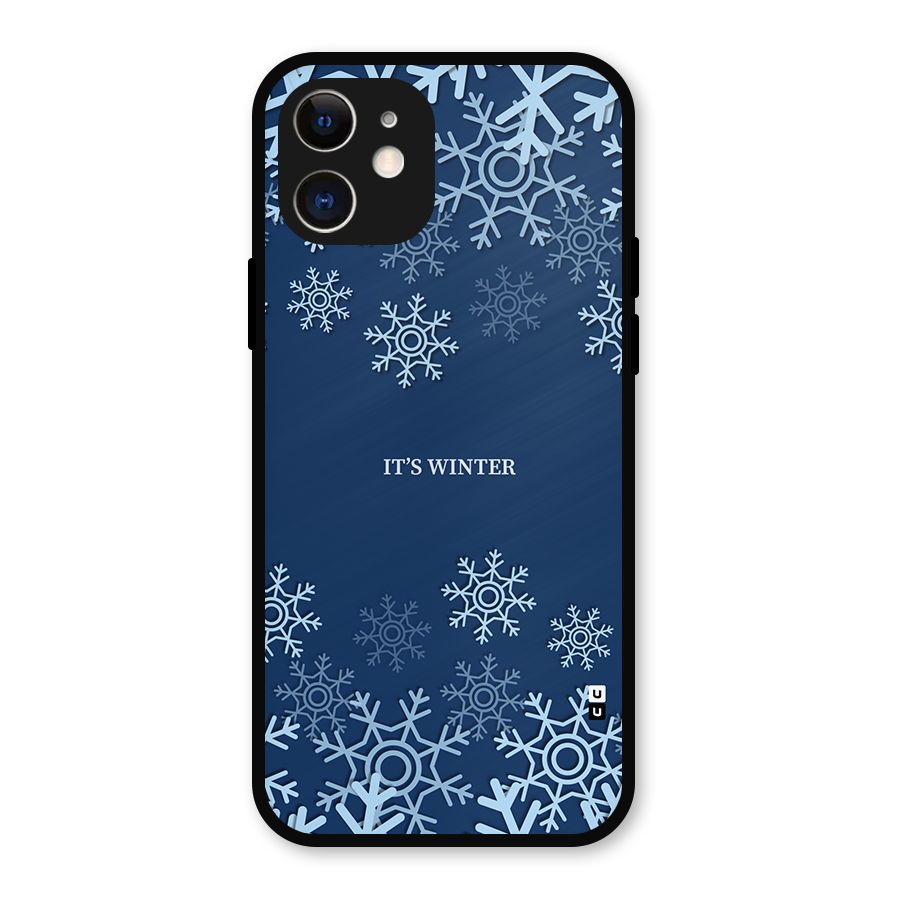 Its Winter Metal Back Case for iPhone 12