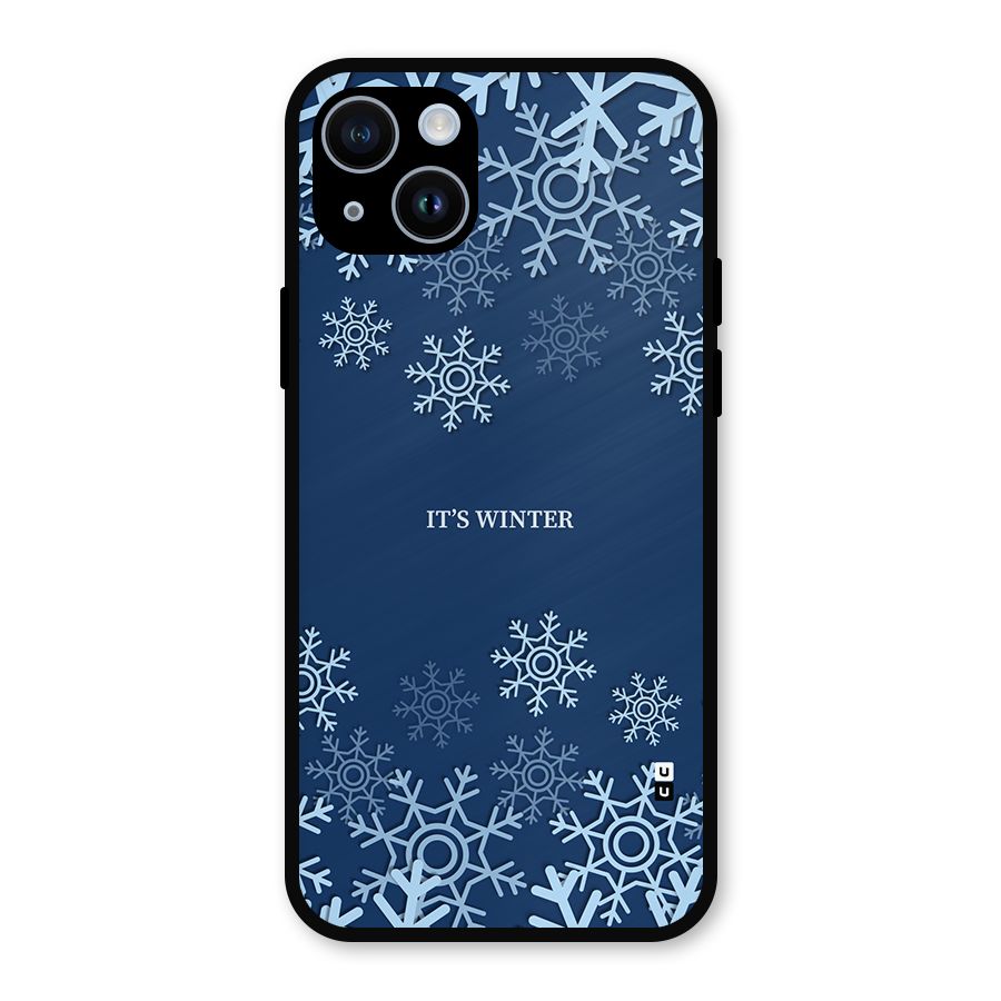 Its Winter Metal Back Case for iPhone 14