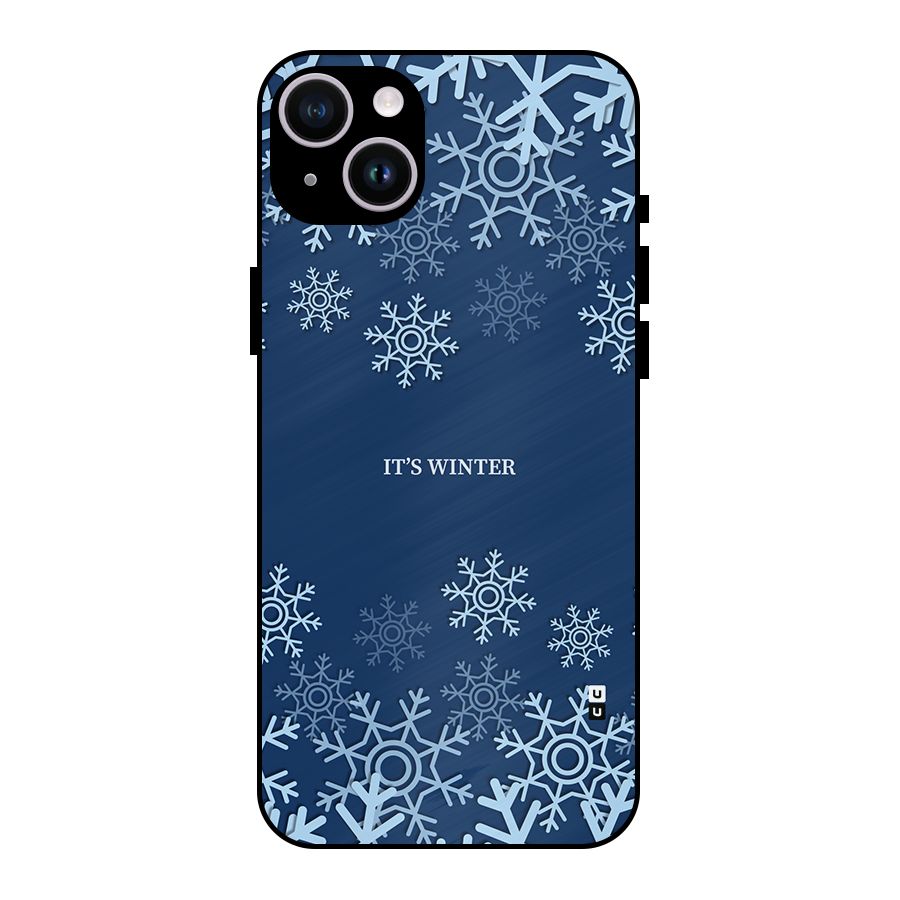 Its Winter Metal Back Case for iPhone 14 Plus