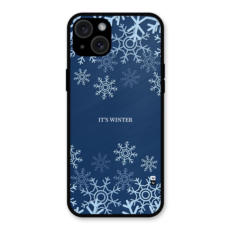 Its Winter Metal Back Case for iPhone 15 Plus