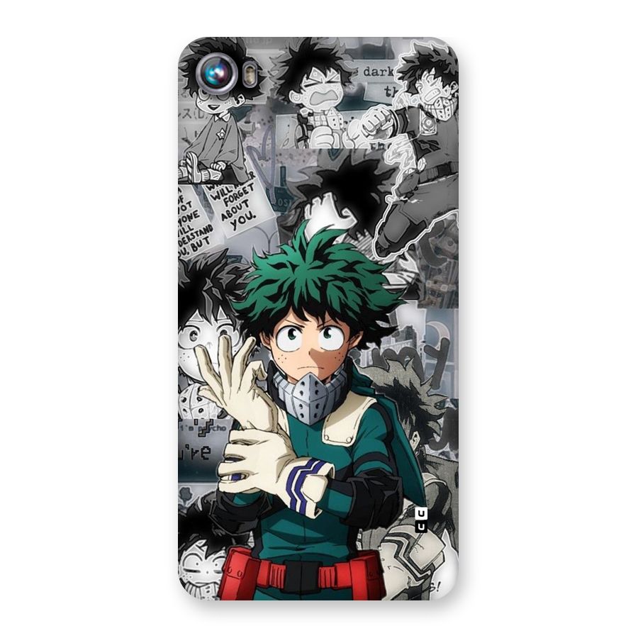 Izuku Midoriya Back Case for Canvas Fire 4 (A107)