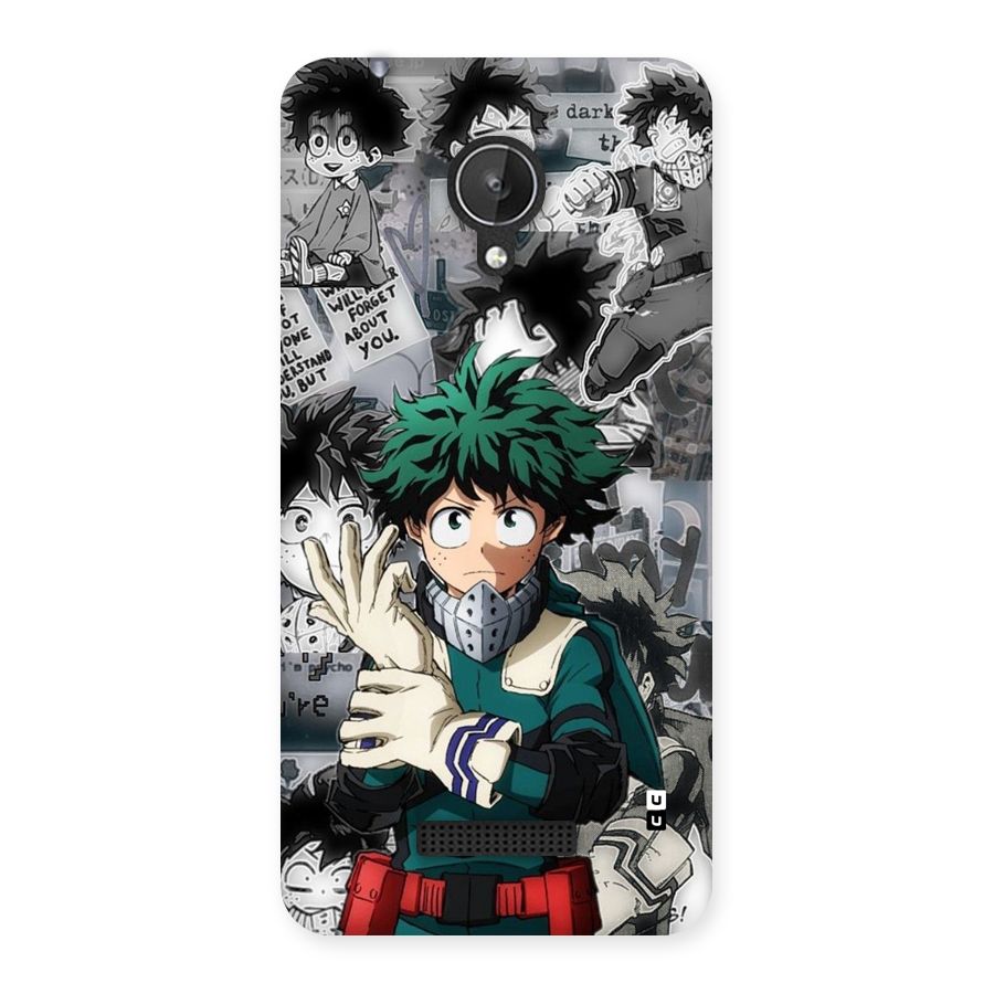 Izuku Midoriya Back Case for Canvas Spark Q380