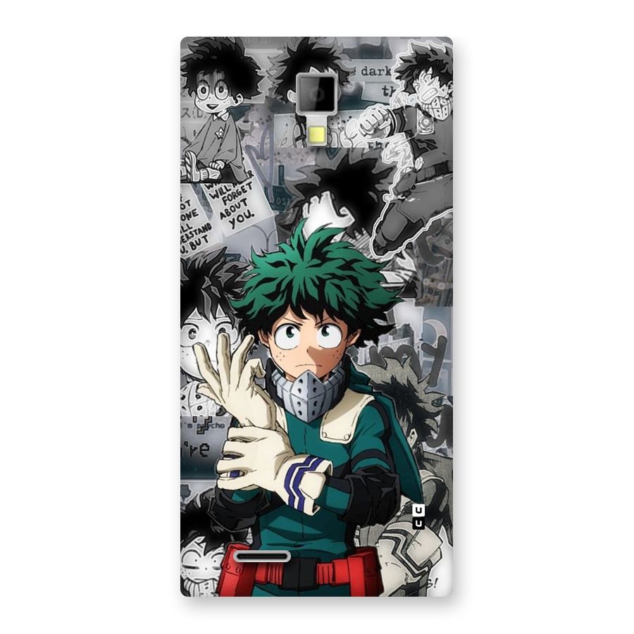 Izuku Midoriya Back Case for Canvas Xpress A99