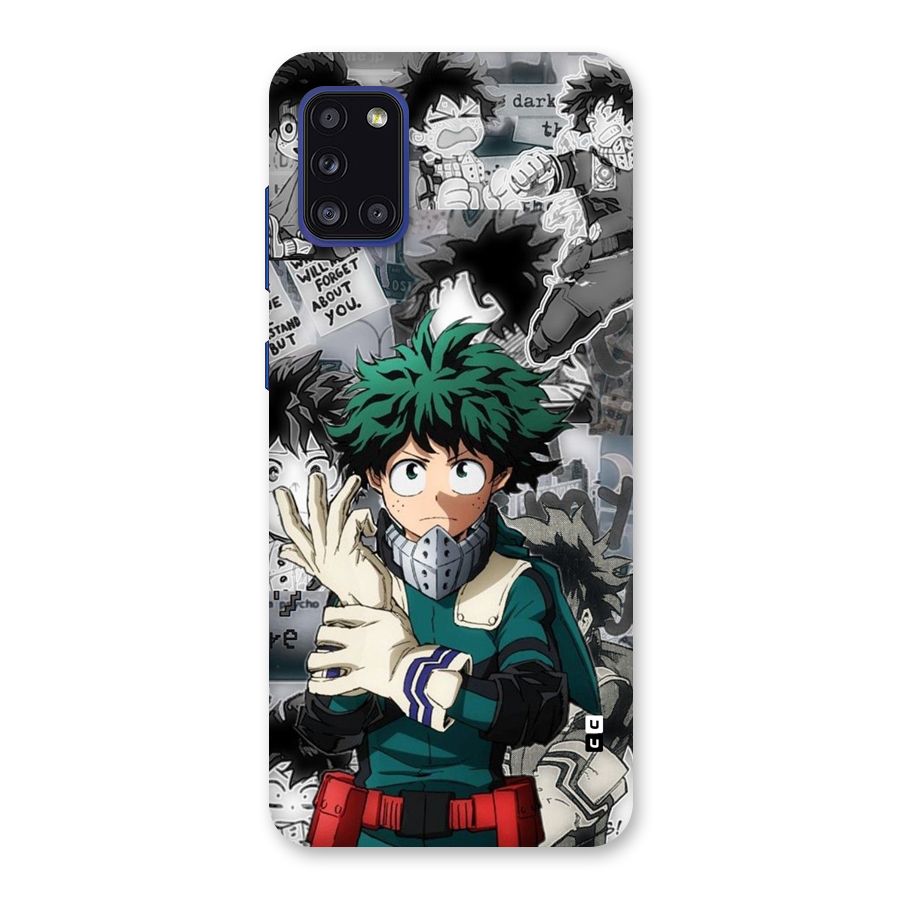 Izuku Midoriya Back Case for Galaxy A31