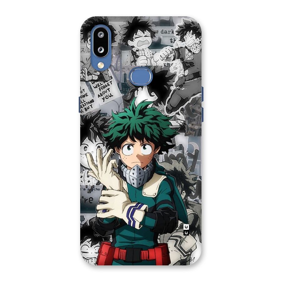 Izuku Midoriya Back Case for Galaxy M01s