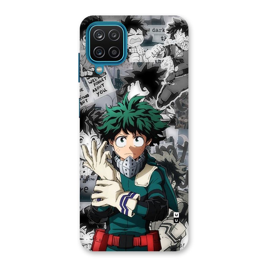 Izuku Midoriya Back Case for Galaxy M12