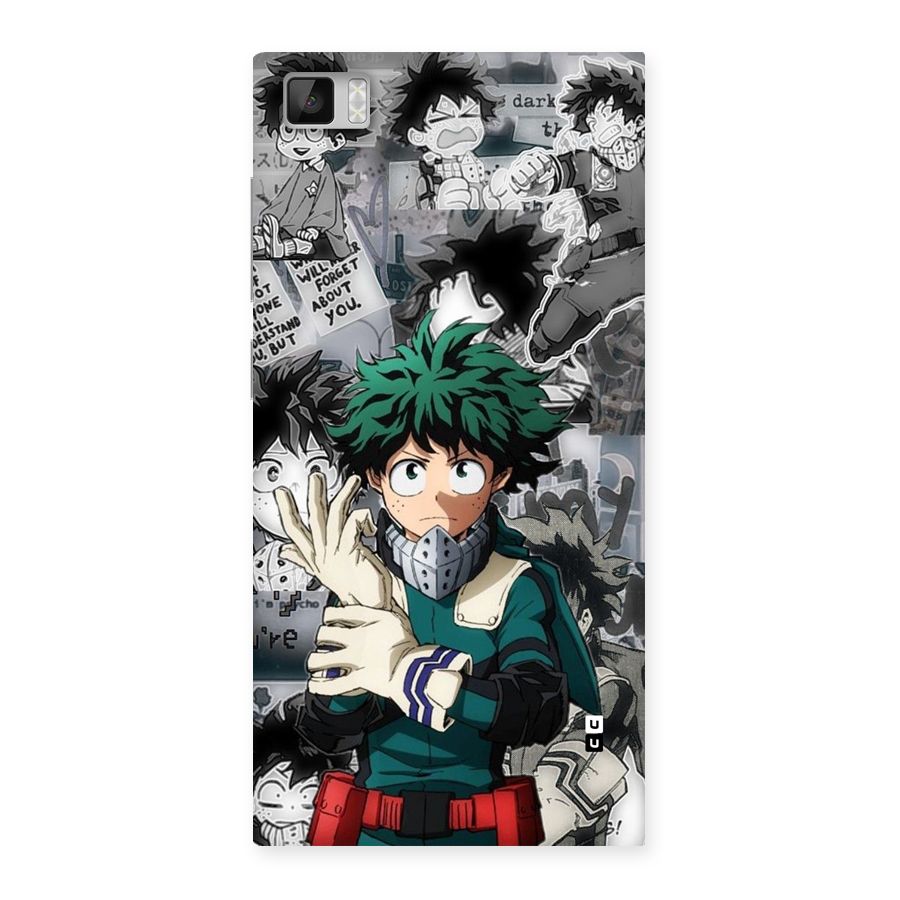 Izuku Midoriya Back Case for Mi3