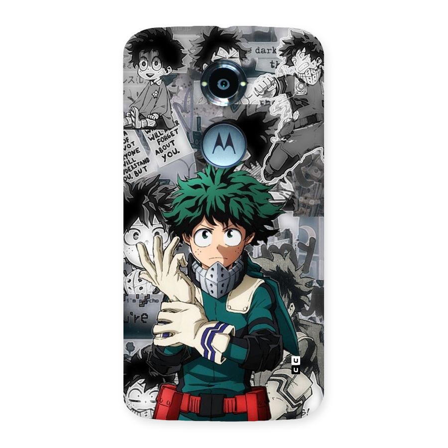 Izuku Midoriya Back Case for Moto X2