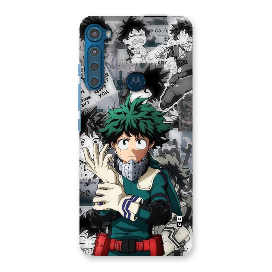 Izuku Midoriya Back Case for Motorola One Fusion Plus